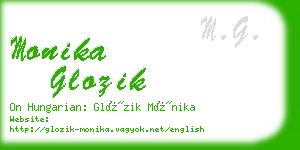 monika glozik business card